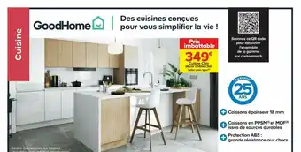 Castorama Cuisine Chia Décor Chêne Clair offre