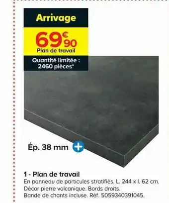 Castorama Plan De Travail offre