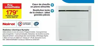 Radiateur électrique Nymphe Noirot