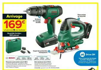 Castorama Perceuse à Percussion Sans Fil 18 V Bosch offre