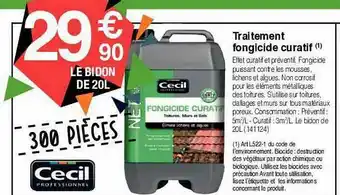Traitement Fongicide Curatif