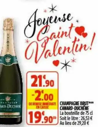 Coccinelle Express Champagne Brut Canard-duchêne offre