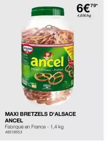 Costco Maxi Bretzels D'alsace Ancel offre
