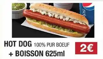 Costco Hot Dog 100% Pur Boeuf + Boisson offre