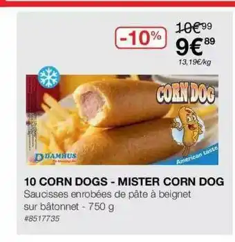 Costco 10 Corn Dogs - Mister Corn Dog offre