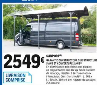 E.Leclerc Brico Carport offre