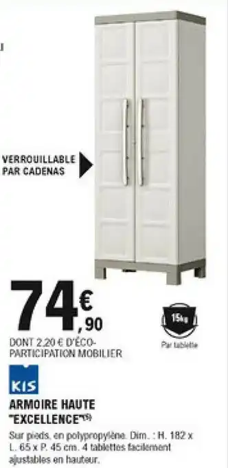 E.Leclerc Brico Armoire Haute offre