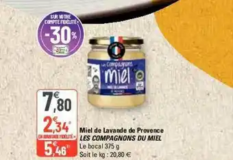 G20 Miel De Lavande De Provence Les Compagnons Du Miel offre