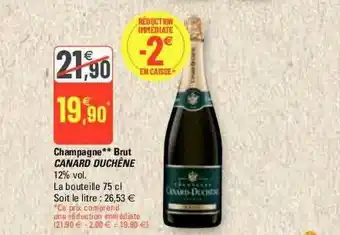 Champagne Brut Canard DuchĂȘne