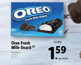 Lidl Oreo Fresh Milk-snack offre
