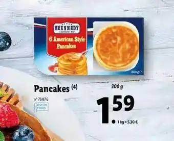 Lidl Pancakes Mcennedy offre