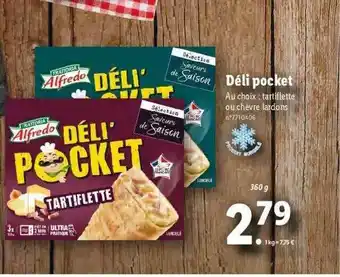 Lidl Déli Pocket Alfredo offre