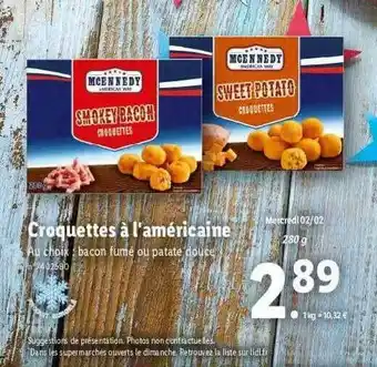 Lidl Croquettes à L'américaine Mcennedy offre