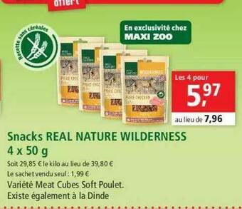 Maxi Zoo Snacks Real Nature Wilderness offre