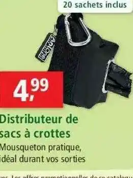 Maxi Zoo Distributeur De Sacs à Crottes offre