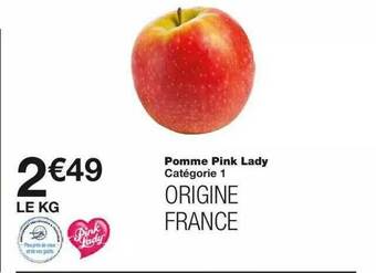Monoprix Pomme Pink Lady offre