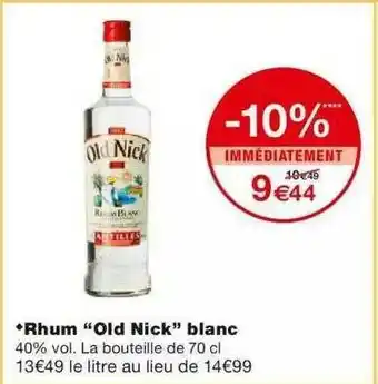 Monoprix Rhum offre