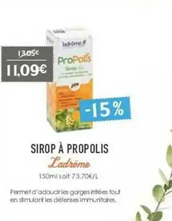 Sirop Ă Propolis LadrĂŽme