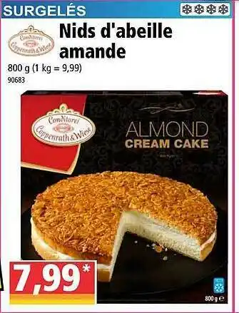 Nids D'abeille Amande