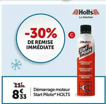 Roady Démarrage Moteur Start Pilote Holts offre