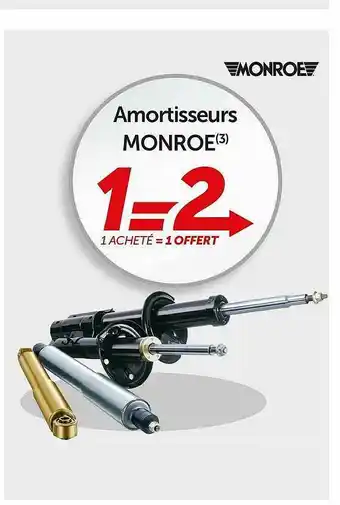 Roady Amortisseurs Monroe offre