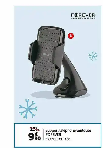 Support Téléphone Ventouse Forever Modèle Ch-100