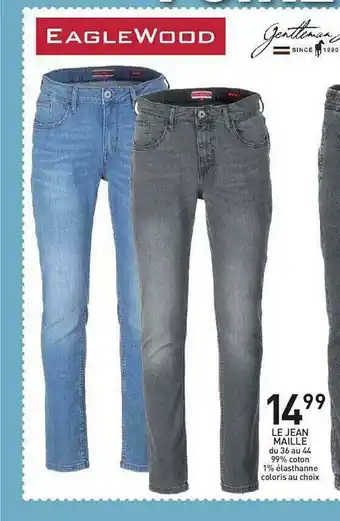 Stokomani Le Jean Maille EagleWood offre