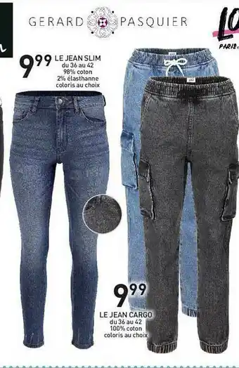 Stokomani Le Jean Slim, Le Jean Cargo offre