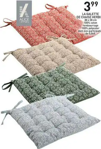 Stokomani La Galette De Chaise Herbier offre