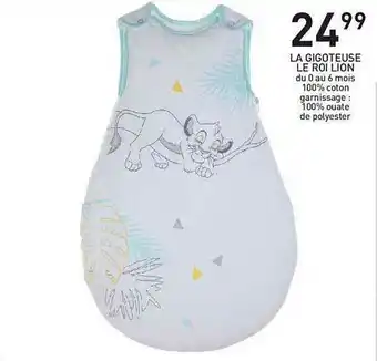 Stokomani La Gigoteuse Le Roi Lion offre