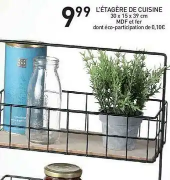 Stokomani L'étagère De Cuisine offre