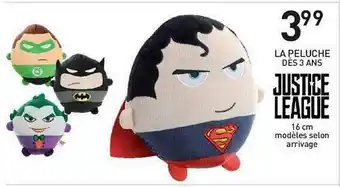 Stokomani La Peluche Dès 3 Ans Justice League offre