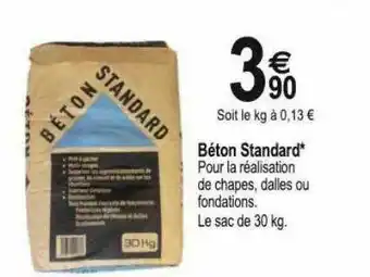 Tridôme Béton Standard offre