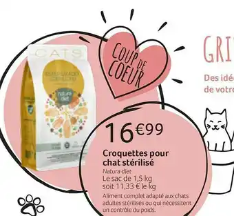 Croquettes Pour Chat Stérilisé