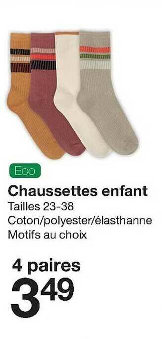 Zeeman Chaussettes Enfant offre