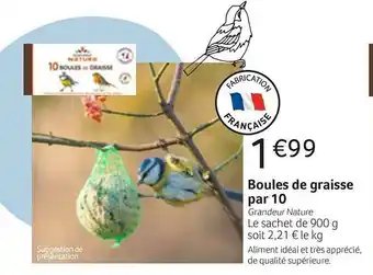 Boules De Graisse Par 10