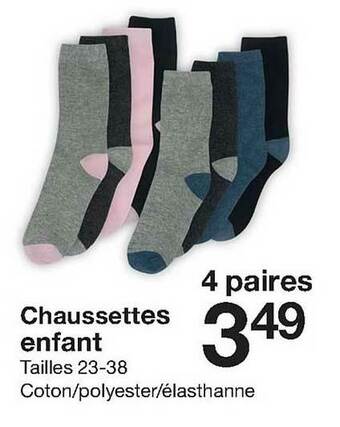 Zeeman Chaussettes Enfant offre