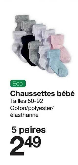 Zeeman Chaussettes Bébé offre
