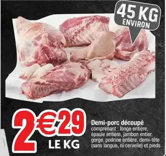 Migros Demi-porc Découpé offre