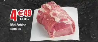 Migros Rôti échine Sans Os offre