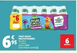 Auchan FRUIT SHOOT Multivitaminés offre