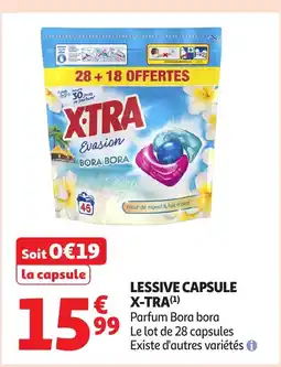 Auchan X-TRA Lessive capsule offre