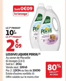 Auchan PERSIL Lessive liquide offre