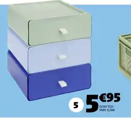 GiFi Rangement 3 tiroirs offre
