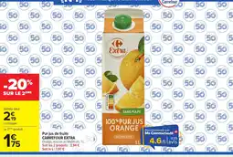 Carrefour CARREFOUR EXTRA Pur jus de fruits offre