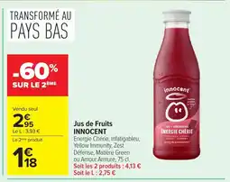Carrefour INNOCENT Jus de Fruits offre