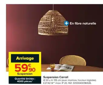 Castorama Suspension caroll offre