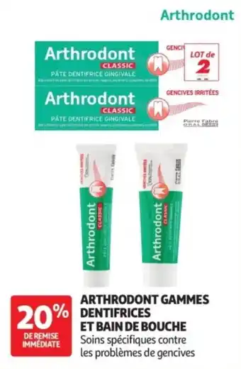 Arthrodont Pâte dentifrice gingivale