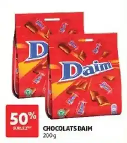 Auchan Daim CHOCOLATS offre