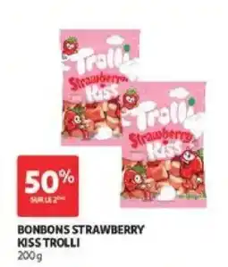 Auchan Trolli Bonbons Strawberry Kiss offre